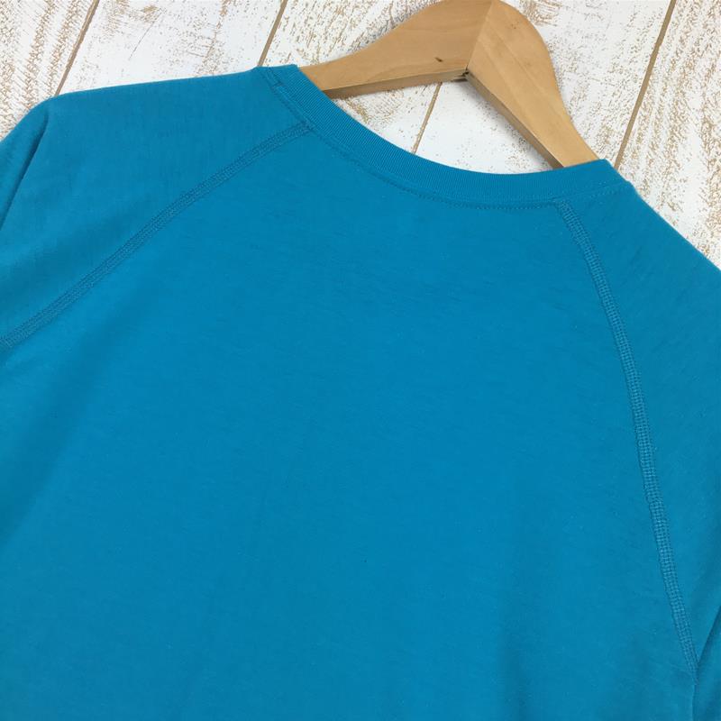 【WOMEN's M】 モンベル WIC ラグラン ロングスリーブ Tシャツ MONTBELL 1104719 ブルー系