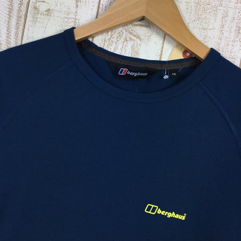 【WOMEN's 10】 バーグハウス ロングスリーブ スモールロゴ Tシャツ Long Sleeve Small Logo T-Shirt  BERGHAUS 20281 ネイビー系