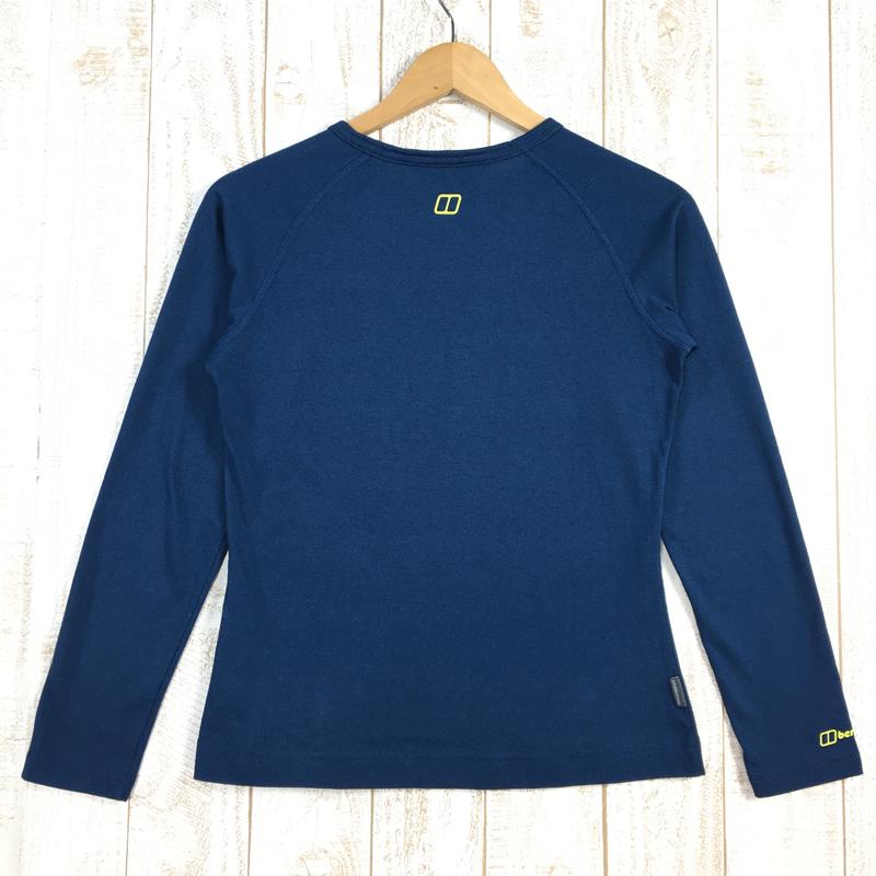 【WOMEN's 10】 バーグハウス ロングスリーブ スモールロゴ Tシャツ Long Sleeve Small Logo T-Shirt  BERGHAUS 20281 ネイビー系