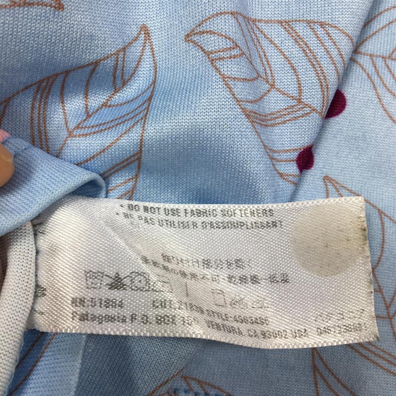 【WOMEN's XS】 パタゴニア キャプリーン シルクウェイト Tシャツ PATAGONIA 45034 ブルー系