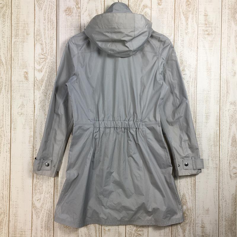 【WOMEN's S】 パタゴニア トレントシェル トレンチ コート TORRENTSHELL TRENCH COAT H2No 2.5L レインシェル ジャケット フーディ PATAGONIA 27195 PNM Platinum グレー系