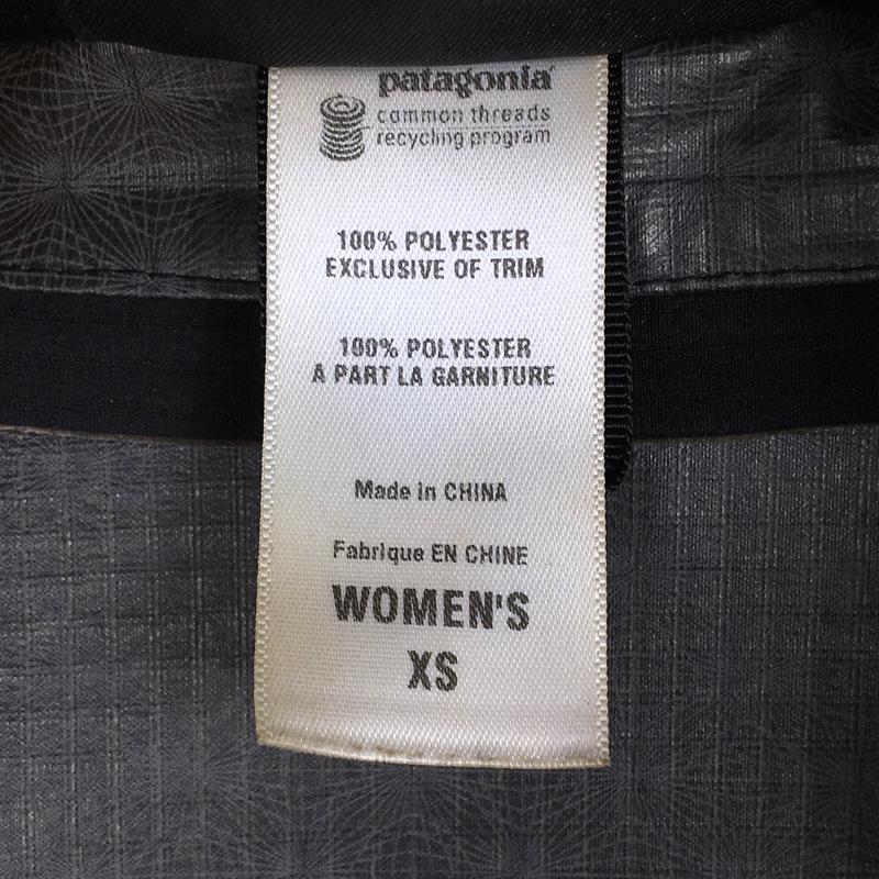 【WOMEN's XS】 パタゴニア オール タイム シェル ジャケット All Time Shell Jacket 2.5L H2No 防水透湿 レイン コート 生産終了モデル 入手困難 PATAGONIA 27185 BLK Black ブラック系