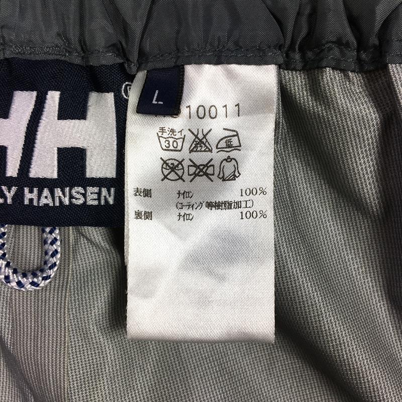 【MEN's L】 ヘリーハンセン ヘリーレインスーツ パンツのみ レインシェル HELLY HANSEN HO10011 グレー系