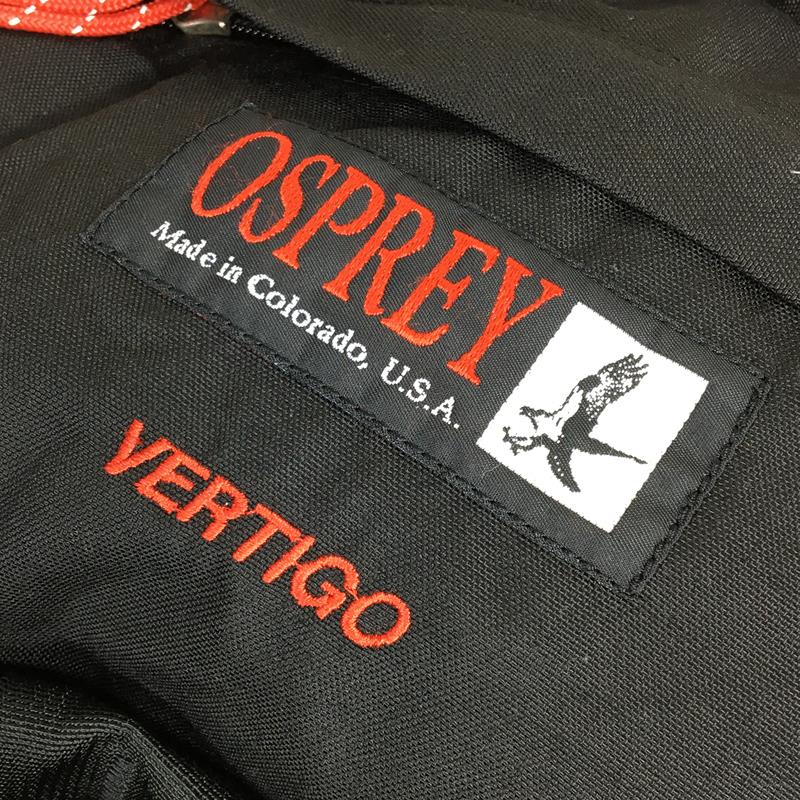 【M】 オスプレー 2000 バーティゴ Vertigo コーデュラナイロン レッド アメリカ製 クライミングパック バックパック ストレイトジャケットシステム 生産終了モデル 入手困難 OSPREY Red Cordura レッド系