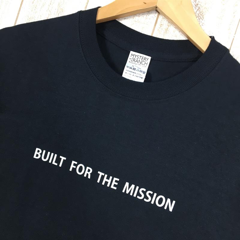 【MEN's S】 ミステリーランチ ビルトフォーザミッション ロングスリーブ Tシャツ Built For The Mission Tee L/S 生産終了モデル 入手困難 MYSTERY RANCH ブラック系