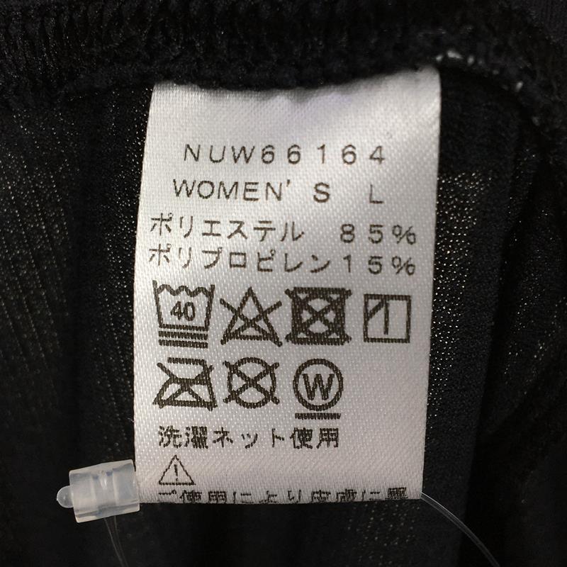 【WOMEN's L】 ノースフェイス ドライ トラウザーズ DRY Trousers ロング タイツ NORTH FACE NUW66164 ブラック系