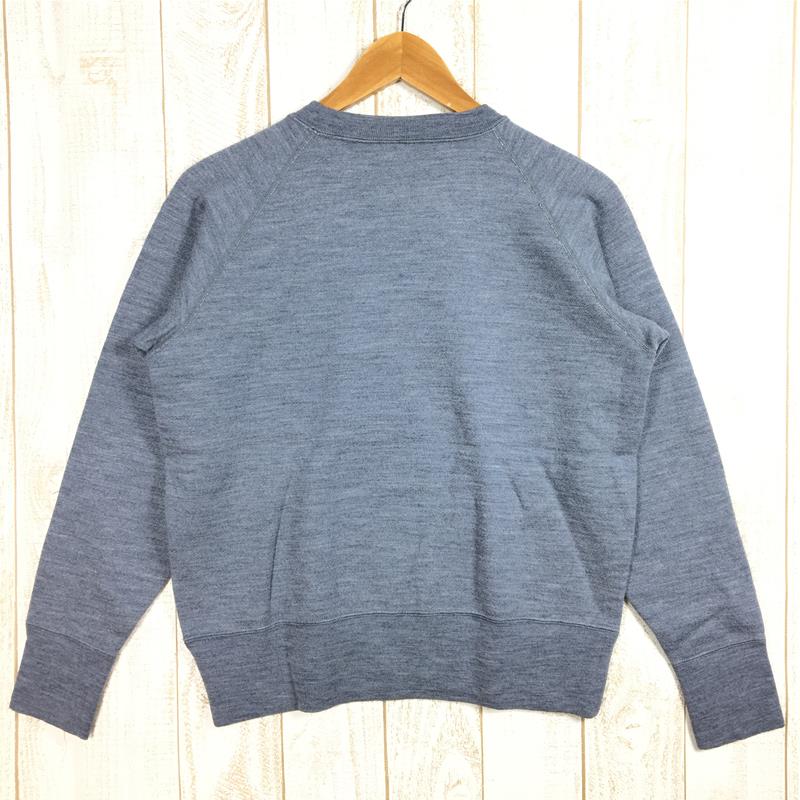 【WOMEN's M】 リッジマウンテンギア メリノ スウェット シャツ Merino Sweat Shirt メリノウール クルーネック セーター  RIDGE MOUNTAIN GEAR Heather Grey グレー系