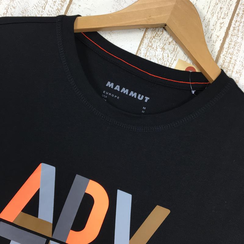 【MEN's M】 マムート Massone T-Shirt Explore Tシャツ MAMMUT 1017-02903 ブラック系
