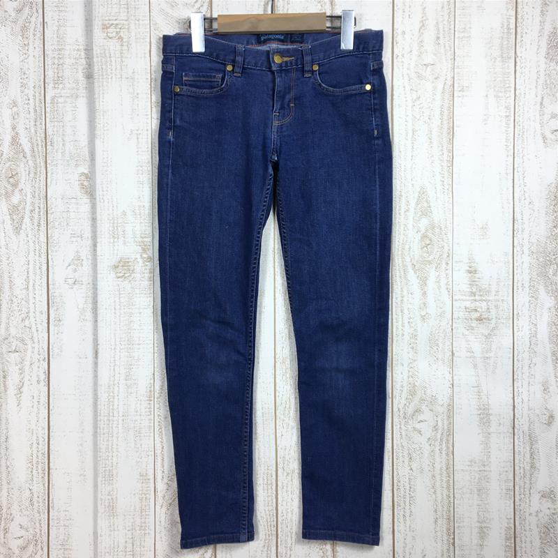 【WOMEN's 26】 パタゴニア スリム ジーンズ Slim Jeans ストレッチ デニムパンツ PATAGONIA 55120 DDNM Dark Denim ブルー系