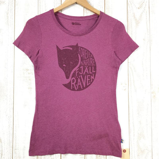 【WOMEN's S】 フェールラーベン フォーエバー ネイチャー Tシャツ Forever Nature T-Shirt W FJALLRAVEN 89958 レッド系