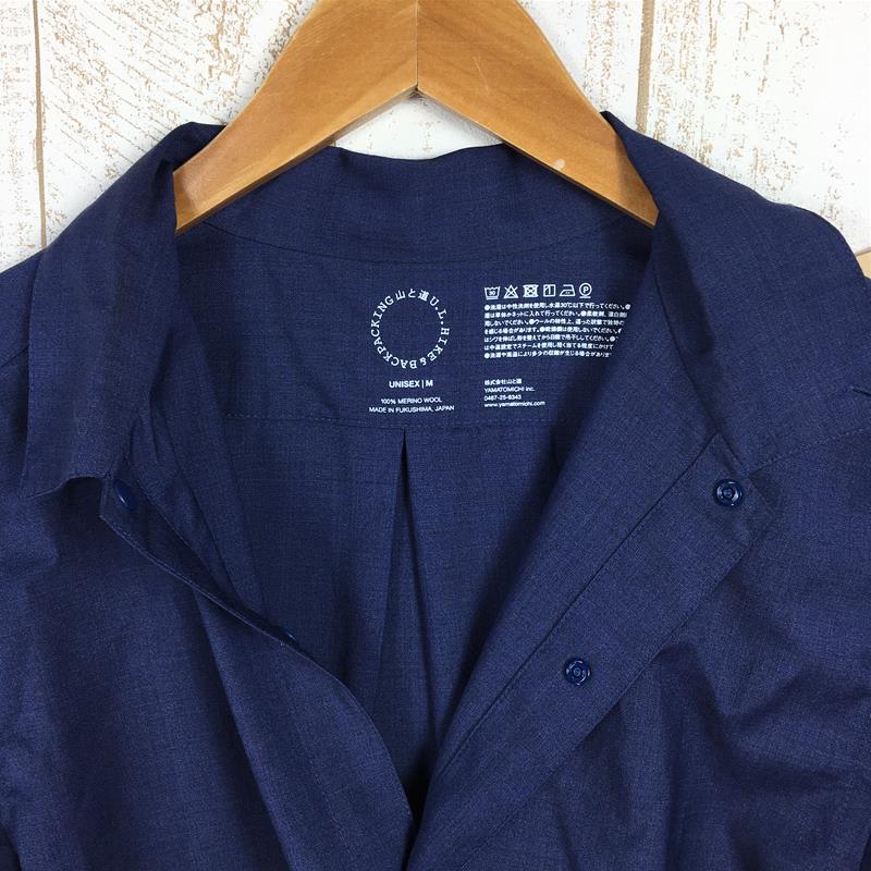 UNISEX M】 山と道 メリノ シャツ Merino Shirt メリノウール 日本製