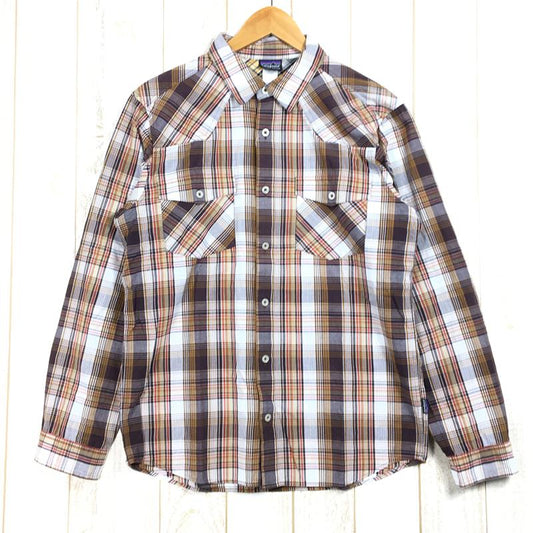 【MEN's S】 パタゴニア 2010 ロングスリーブ グッド シャツ Long-Sleeved Good Shirt 生産終了モデル 入手困難 PATAGONIA 52250 NAO Norm: Acorn ブラウン系