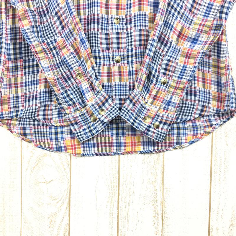 【MEN's M】 フォックスファイヤー ロングスリーブ パッチワーク クイックドライ シャツ Long Sleeve Patchwork QuickDry Shirt FOXFIRE 5212104 ブルー系