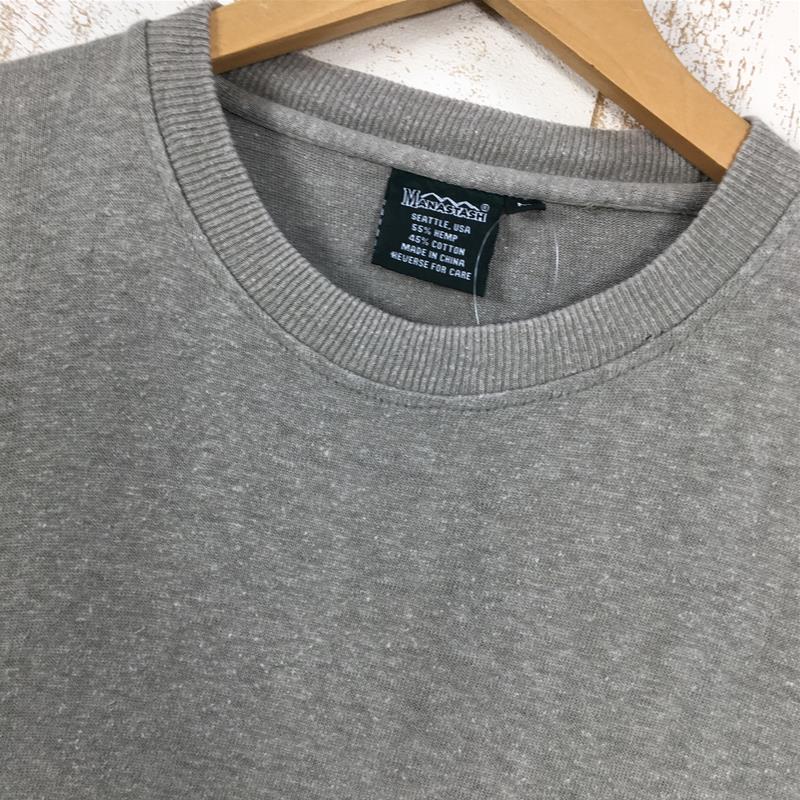 【MEN's M】 マナスタッシュ ヘンプ コットン Tシャツ Hemp Cotton T-Shirt MANASTASH グリーン系