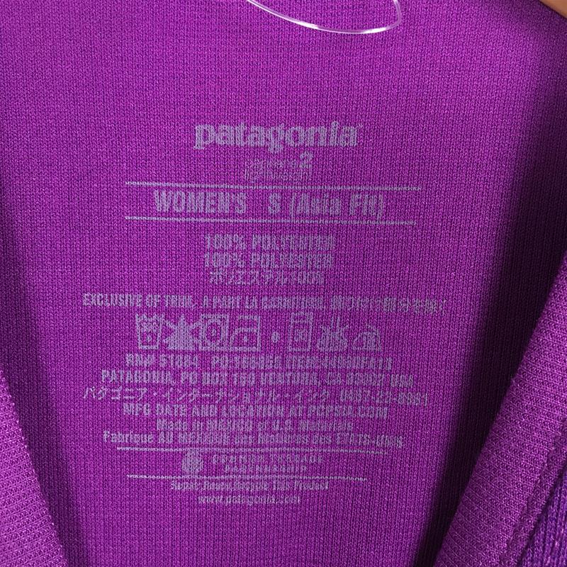 【WOMEN's S】 パタゴニア キャプリーン 2 ライトウェイト クルー アジアフィット Capilene2 Lightweight Crew Asia Fit ロングスリーブ Tシャツ PATAGONIA 44960 パープル系
