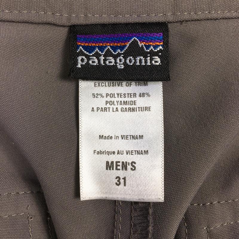【MEN's 31】 パタゴニア 2009 コンチネンタル パンツ Continental Pants PATAGONIA 55985 GRV Gravel グレー系