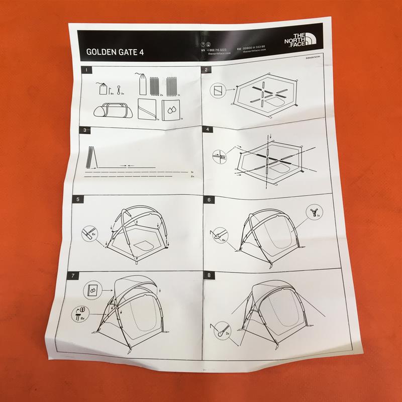 ノースフェイス ゴールデンゲート 4 Golden Gate 4 4人用 キャンピング
