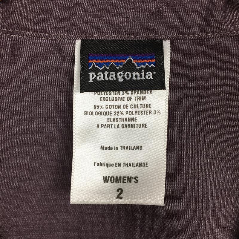 【WOMEN's 2】 パタゴニア 3/4 スリーブ ストレッチ コンフォート シャツ 3/4-Sleeved Stretch Comfort Shirt PATAGONIA 52962 ABR Aubergine パープル系