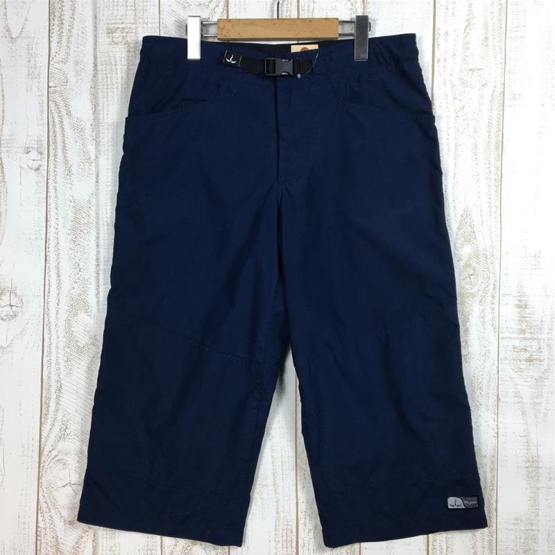 【MEN's S】 プラナ クライミング ニッカー パンツ Climbing Knicker Pants カプリ ショーツ アメリカ製 生産終了モデル  入手困難 PRANA ネイビー系