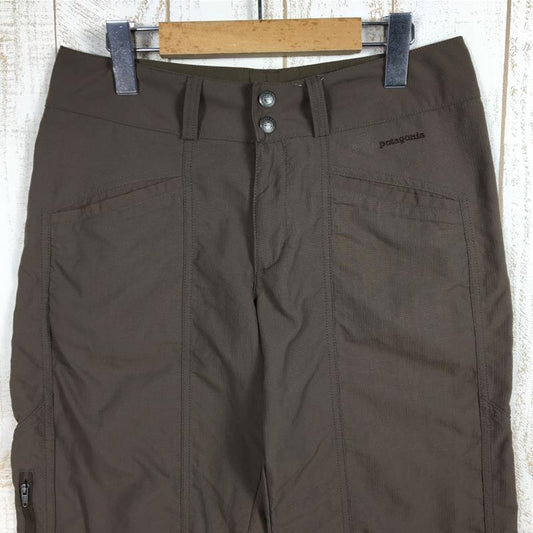 【WOMEN's 6】 パタゴニア 2007 ボーダーレス パンツ Borderless Pants 生産終了モデル 入手困難 PATAGONIA 55935 APA Alpaca Brown ブラウン系