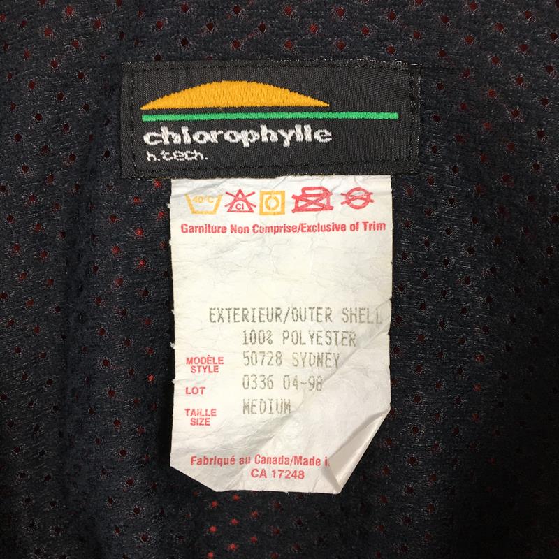 [MEN's M] Chlorophyll 2000s Sydney Jacket Convertible Vest Made in Canada  Discontinued Model Hard to Obtain CHLOROPHYLLE 50728 Red Series
