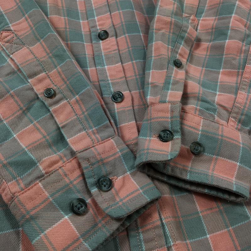 【WOMEN's S】 フェールラーベン ハイコースト フランネルシャツ High Coast Flannel Shirt ロングスリーブ ネルシャツ FJALLRAVEN 89904 ピンク系