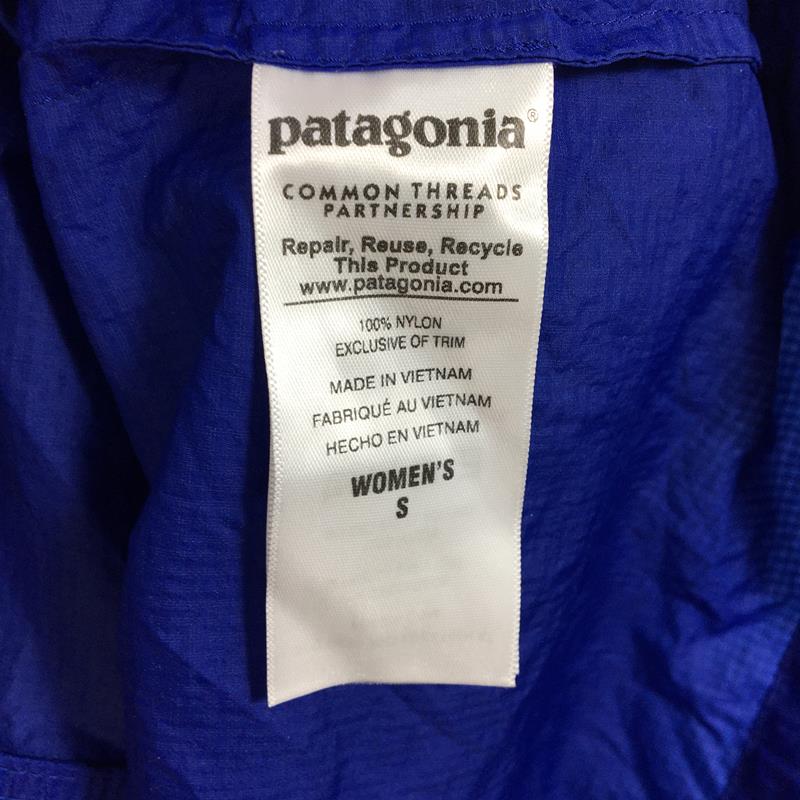 【WOMEN's S】 パタゴニア フーディニ ジャケット HOUDINI JACKET 超軽量 ウィンドシェル フーディ PATAGONIA 24146 HMB ブルー系