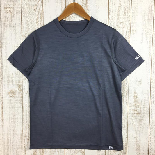 【WOMEN's M】 リッジマウンテンギア メリノ ベーシック Tシャツ ロングスリーブ Merino Basic Tee Long Sleeve メリノウール クルーネック RIDGE MOUNTAIN GEAR Steel Grey グレー系