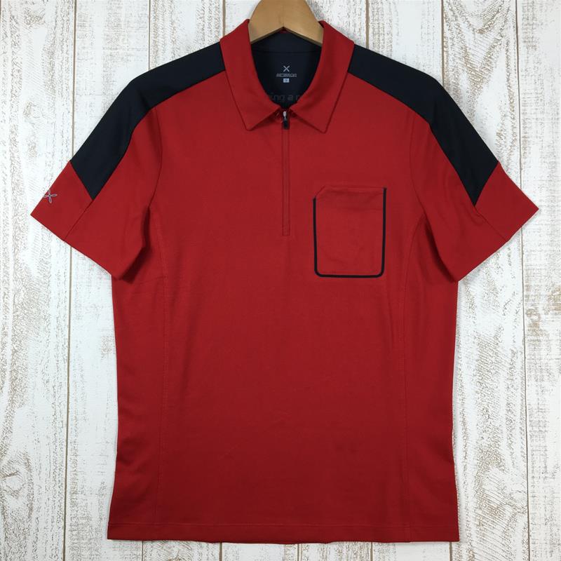 【MEN's S】 モンチュラ アウトドア トレイル 2 ポロ Outdoor Trail 2Polo MONTURA MTPN09X レッド系