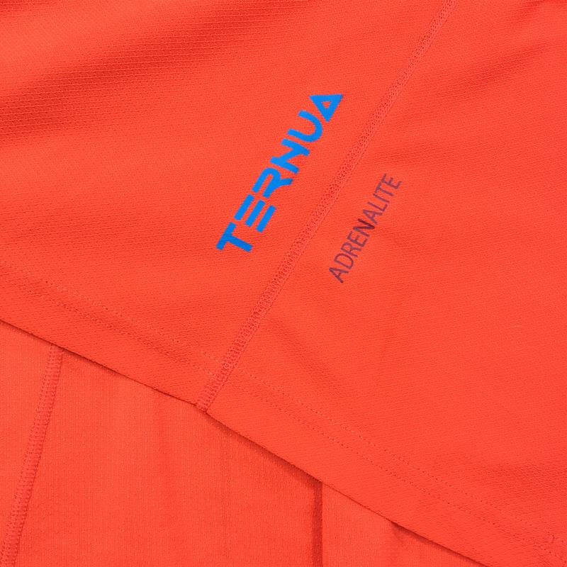 【MEN's M】 テルヌア CAMISETA REDLINE クルーネック ショートスリーブ Tシャツ Adrenalite TERNUA 1207471 2101 ORANGE RED オレンジ系