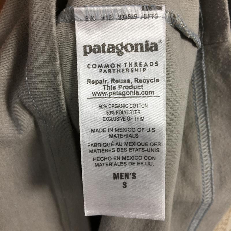 【MEN's S】 パタゴニア ホライゾン ラインアップ ポケット Tシャツ Horizon Line-Up Pocket T-Shirt オーガニックコットン ポリエステル混 速乾 PATAGONIA 38817 DFTG Drifter Grey グレー系