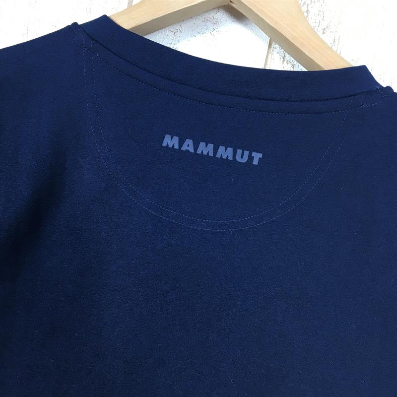 【MEN's S】 マムート クイックドライ ロゴ プリント Tシャツ アジアンフィット QD Logo Print T-Shirt AF MAMMUT 1017-02010 ネイビー系