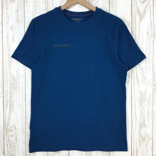 【MEN's W-XS】 マムート マムート ロゴ Tシャツ アジアンフィット Mammut Logo T-Shirt AF MAMMUT 1017-01480 ブルー系
