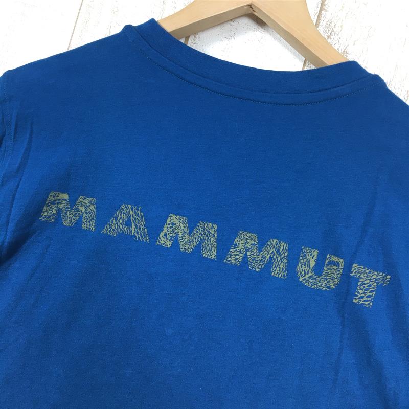 【MEN's W-XS】 マムート マムート ロゴ Tシャツ アジアンフィット Mammut Logo T-Shirt AF MAMMUT 1017-01480 ブルー系