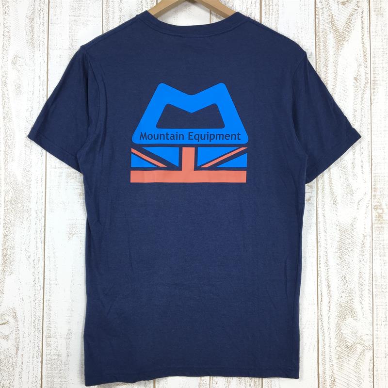 【MEN's S】 マウンテンイクイップメント オールドロゴ Tシャツ OLD LOGO TEE MOUNTAIN EQUIPMENT 425735 ネイビー系