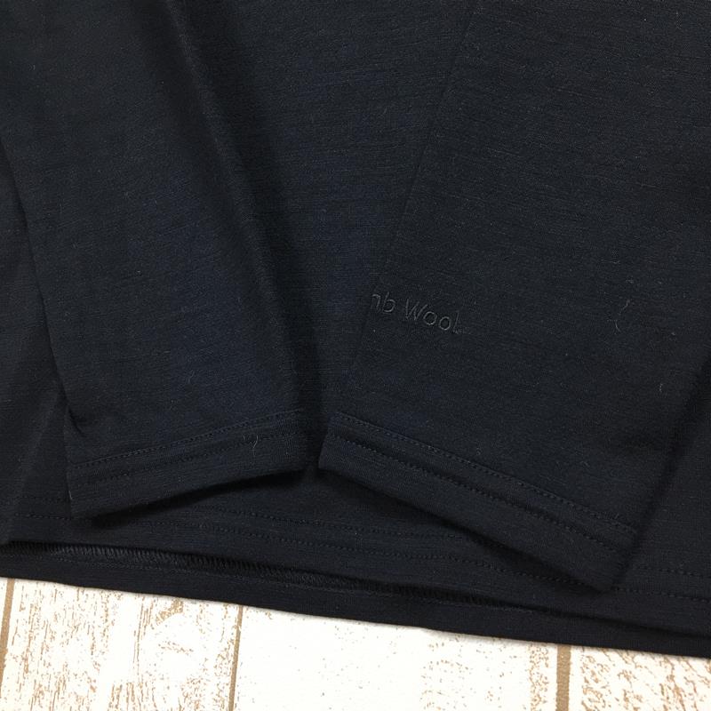 【MEN's M】 マーモット クライムウール ロングスリーブ クルーネック Tシャツ Climb Wool Long Sleeve Crewneck T-Shirt MARMOT MJT-F6047 ブラック系