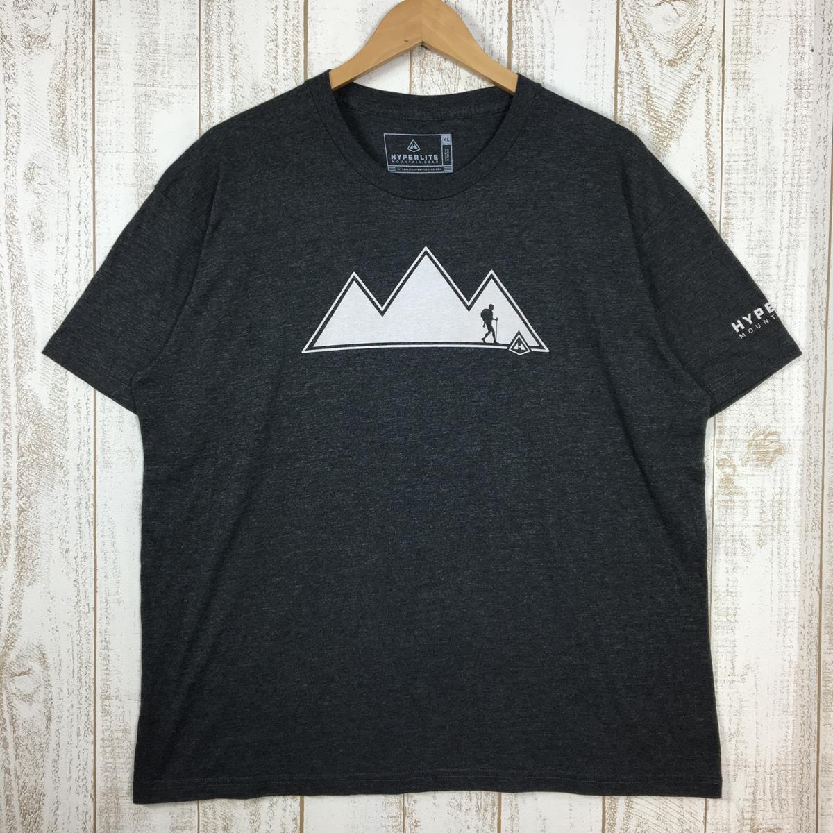 【MEN's XL】 ハイパーライトマウンテンギア ハイカー Tシャツ Hiker T-Shirt 入手困難 HYPERLITE MOUNTAIN GEAR HMG チャコール系