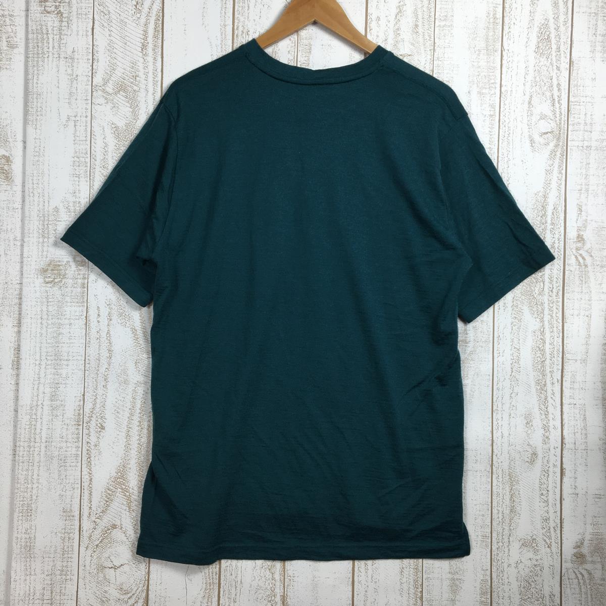 【MEN's XL】 山と道 メリノ ヘンリー Tシャツ Merino Henry T-Shirt メリノウール 生産終了モデル 入手困難 YAMATOMICHI グリーン系