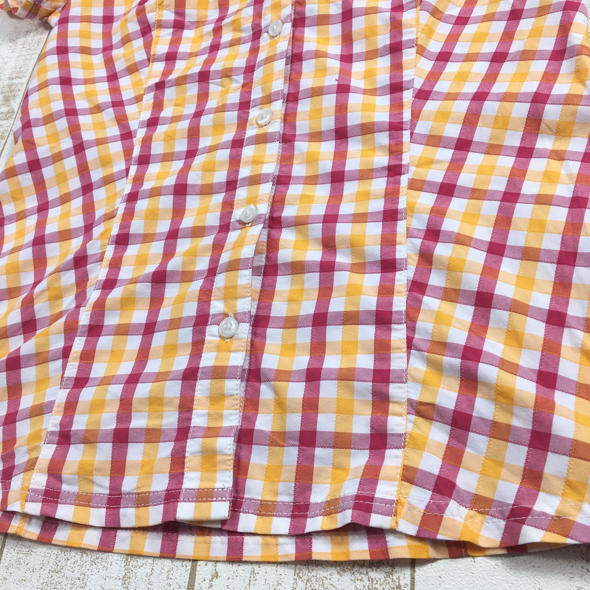 【WOMEN's XS】 マムート キルシ シャツ Kirsi Shirt ショートスリーブ MAMMUT 1030-02020 オレンジ系