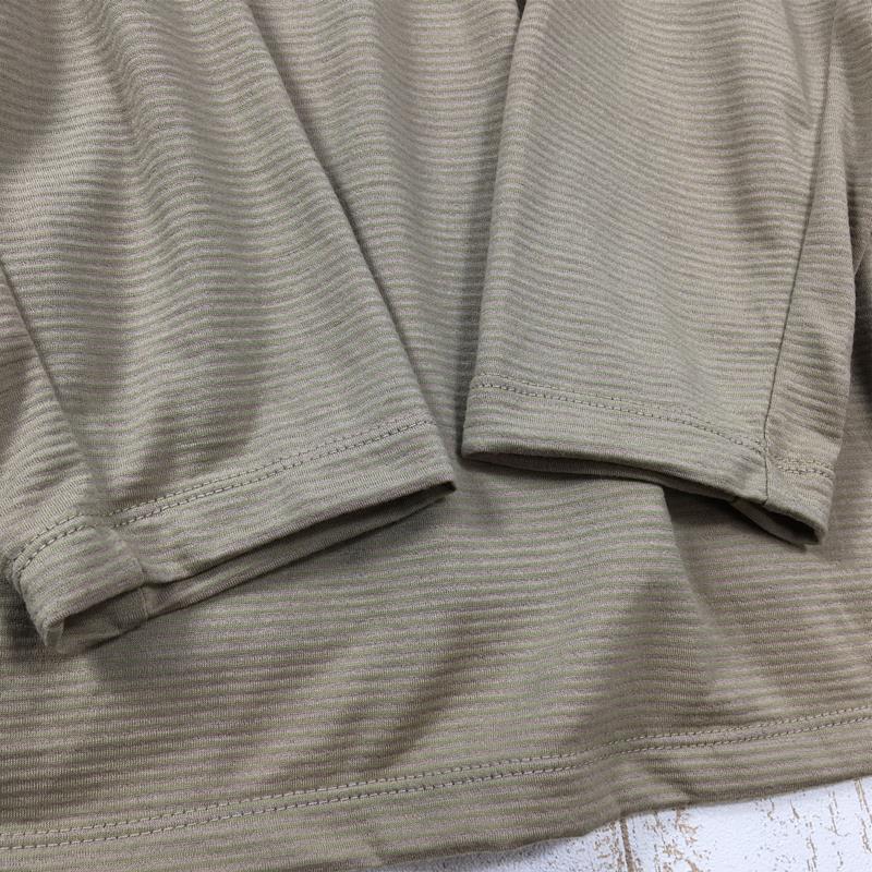 【MEN's L】 スタティック オール エレベーション ロングスリーブ シャツ ALL ELEVATION L/S SHIRTS Tシャツ ロンT メリノウール Static ベージュ系