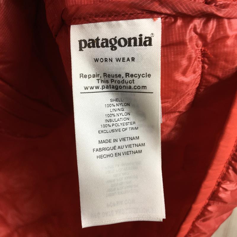 【MEN's L】 パタゴニア マイクロ パフ ベスト MICRO PUFF VEST プルマフィル インサレーション PATAGONIA 84075 FRE Fire レッド系