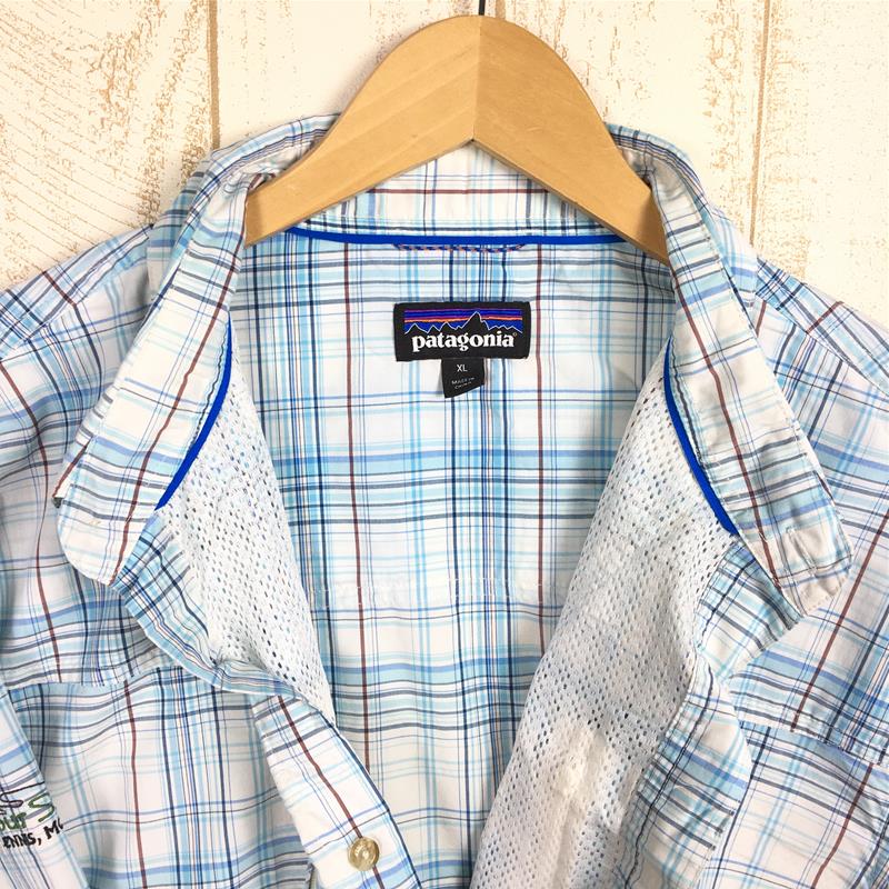 【MEN's XL】 パタゴニア ロングスリーブ サンストレッチ シャツ Long-Sleeved Sun Stretch Shirt PATAGONIA 52197 ブルー系