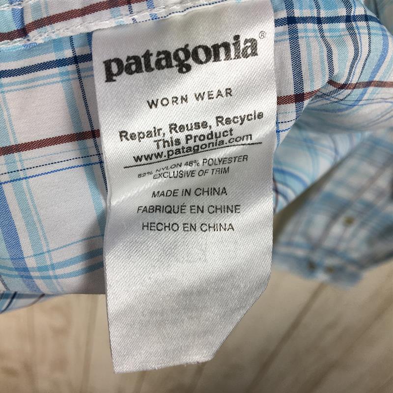 【MEN's XL】 パタゴニア ロングスリーブ サンストレッチ シャツ Long-Sleeved Sun Stretch Shirt PATAGONIA 52197 ブルー系