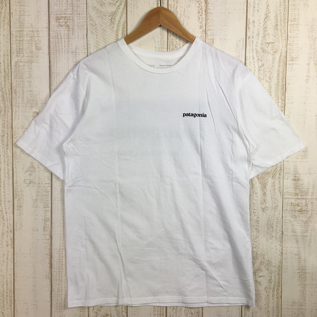 【MEN's S】 パタゴニア P-6 ミッション オーガニック Tシャツ P-6 Mission Organic T-shirt PATAGONIA 37529 WHI White ホワイト系