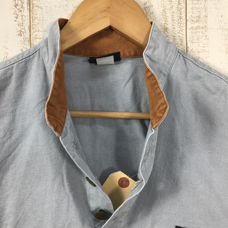 【MEN's S】 カブー ロングスリーブ ワナカ シャツ Long Sleeve Wanaka Shirt コットンキャンバス アメリカ製 プルオーバー トップ 生産終了モデル 入手困難 KAVU グレー系