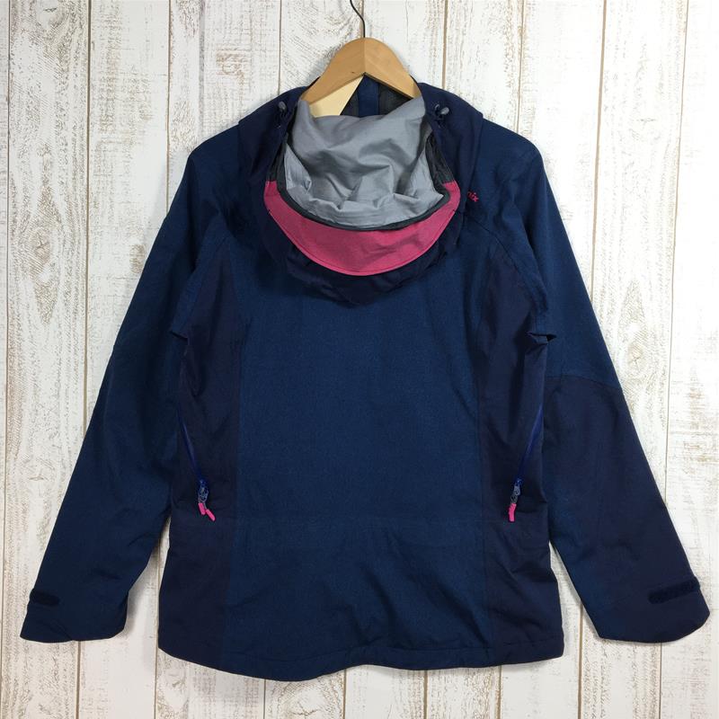 【WOMEN's L】 フェニックス スパンティーク 3レイヤー ジャケット Spantik 3L Jacket DryVent防水透湿 ハードシェル フーディ PHENIX PH862ST60 ネイビー系