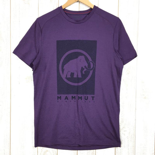【MEN's S】 マムート トロバット Tシャツ Trovat T-Shirt 速乾 MAMMUT 1017-09862 パープル系