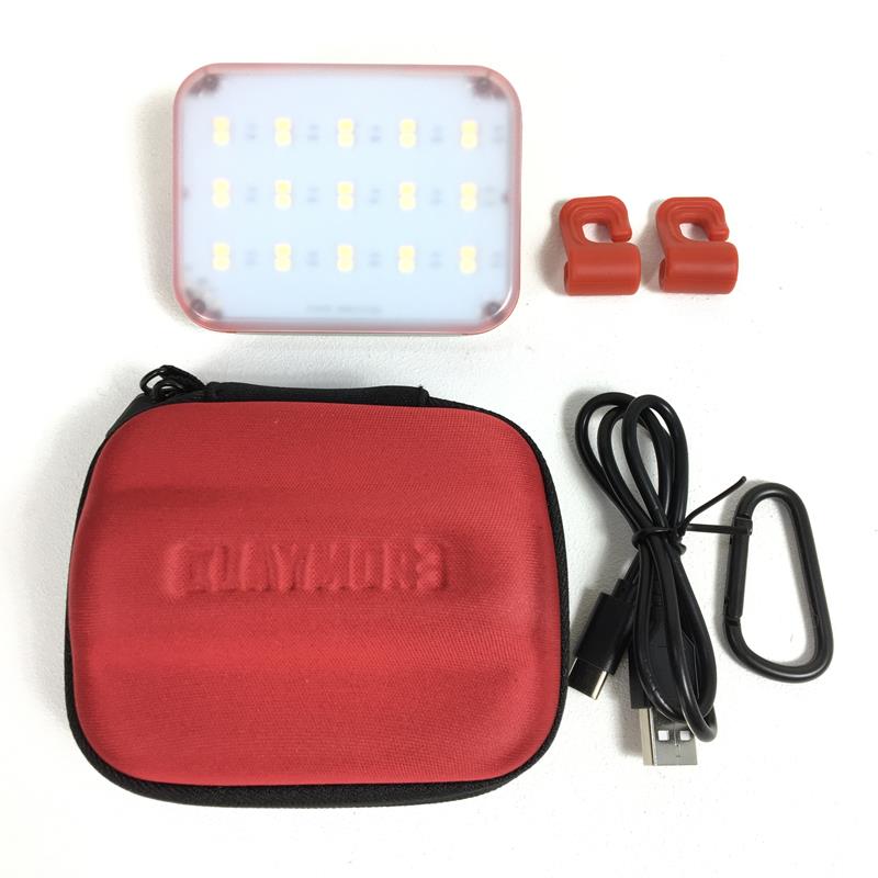 クレイモア ウルトラミニ ULTRA mini 500ルーメン USB充電 3500mAh LEDランタン ランプ 投光器 CLC-401RD CLAYMORE CLC-401 Red レッド系