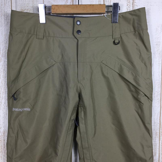 【MEN's M】 パタゴニア スノーショット パンツ レギュラー Snowshot Pants Regular ハードシェル H2No 防水透湿 PATAGONIA 30688 ベージュ系