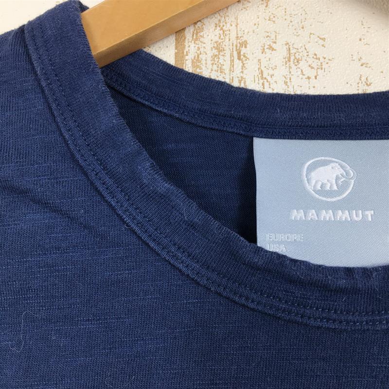 【MEN's M】 マムート マムートポケットTシャツ Mammut Pocket T-Shirt オーガニックコットン MAMMUT 1017-01810 ネイビー系